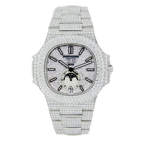 patek philippe black diamond watch|patek philippe iced out.